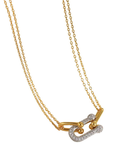 Tara Studded Links Necklace