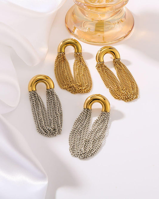 Fei Chain Drop Earrings