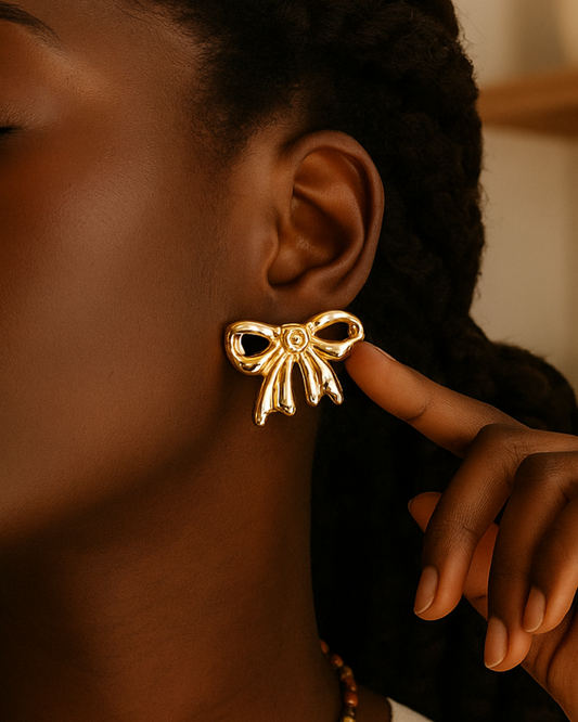 Lana Bow Stud Earrings