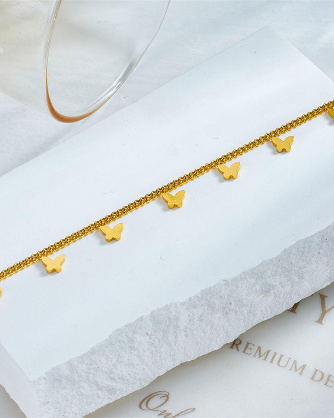 Ovia Butterfly Anklet