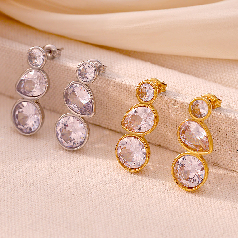 Thea Stone Drop Earrings