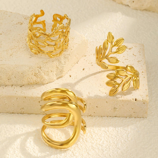 Audrey Leaf Ring
