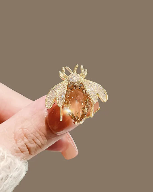 Bee Stone Brooch