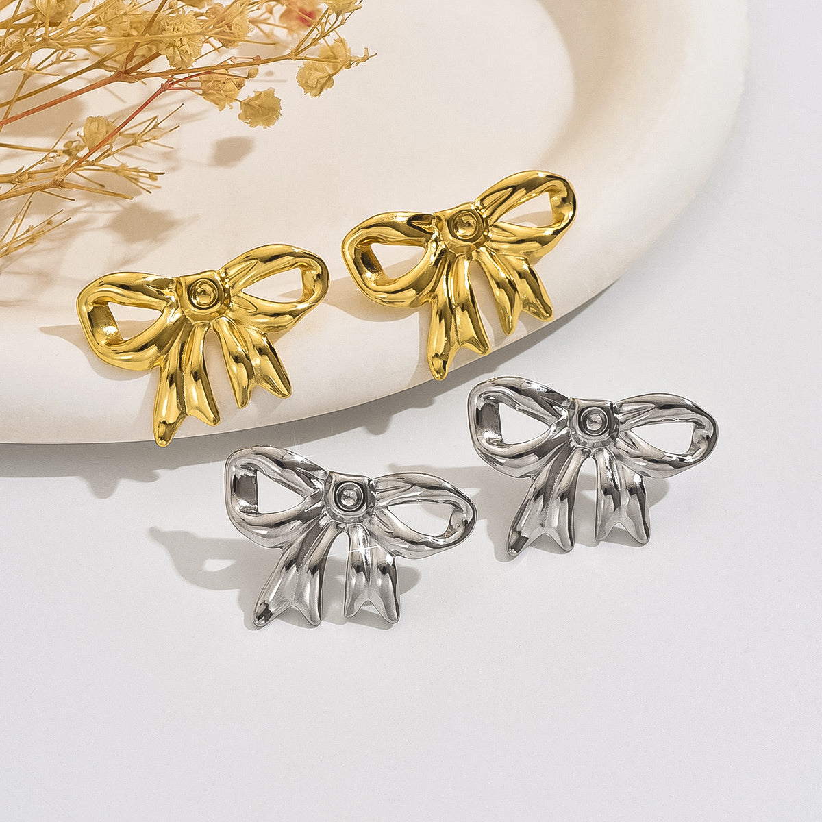 Lana Bow Stud Earrings