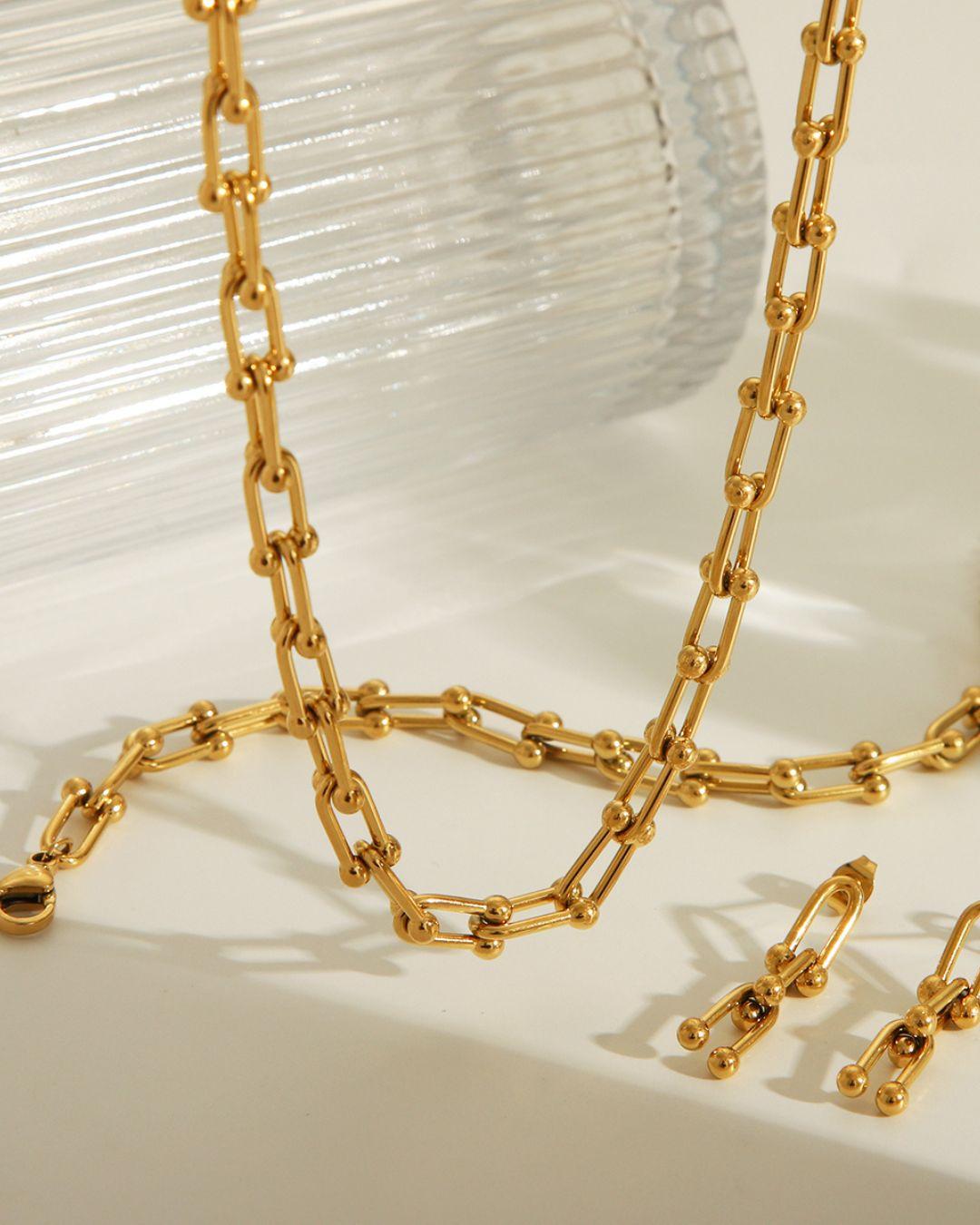 Lustre Link Earrings