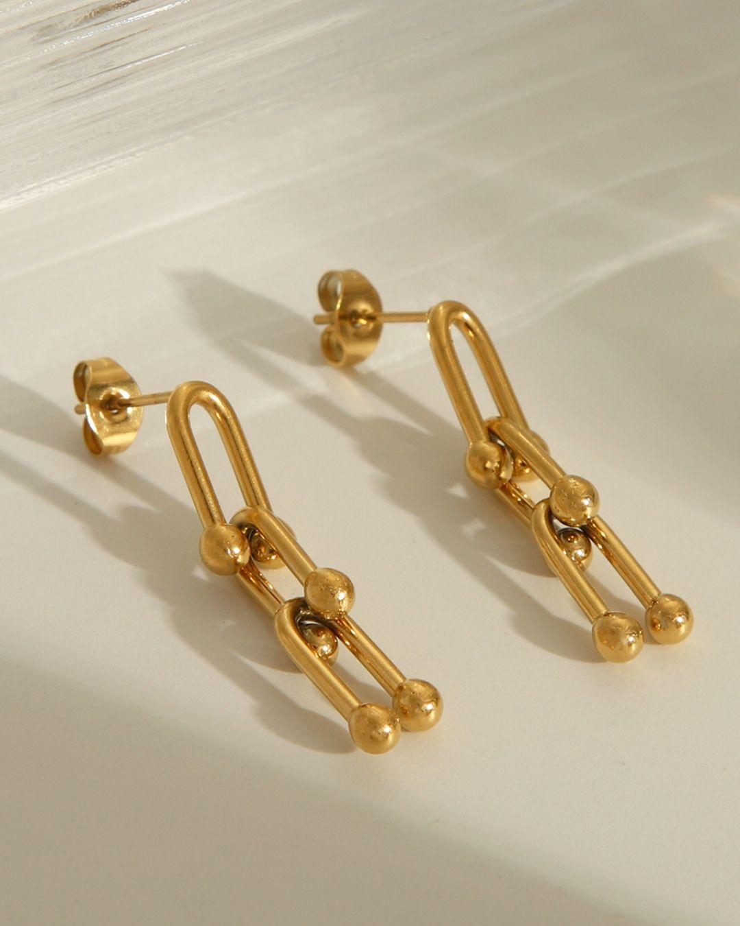 Lustre Link Earrings