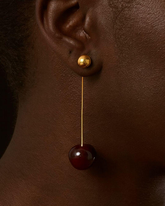 Melia Cherry Drop Earrings