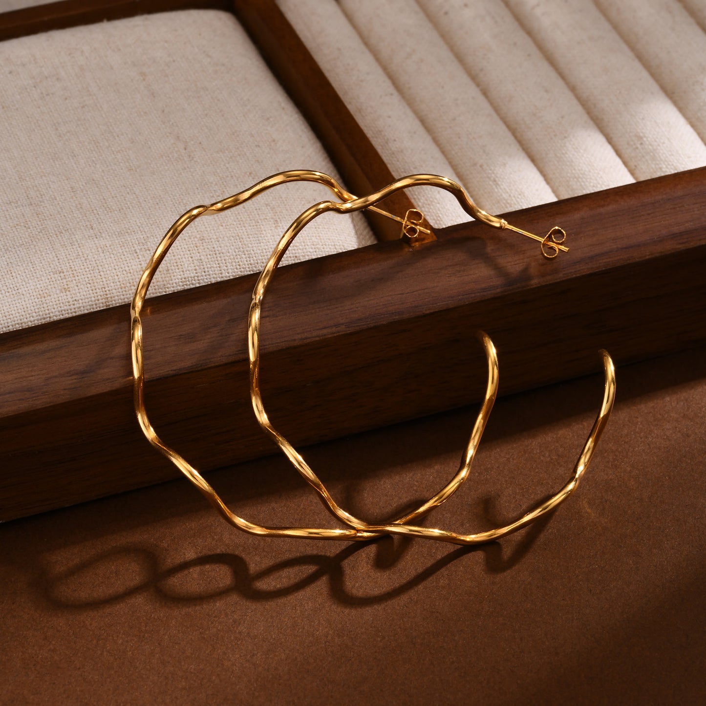 Talia Spiral Hoop Earrings