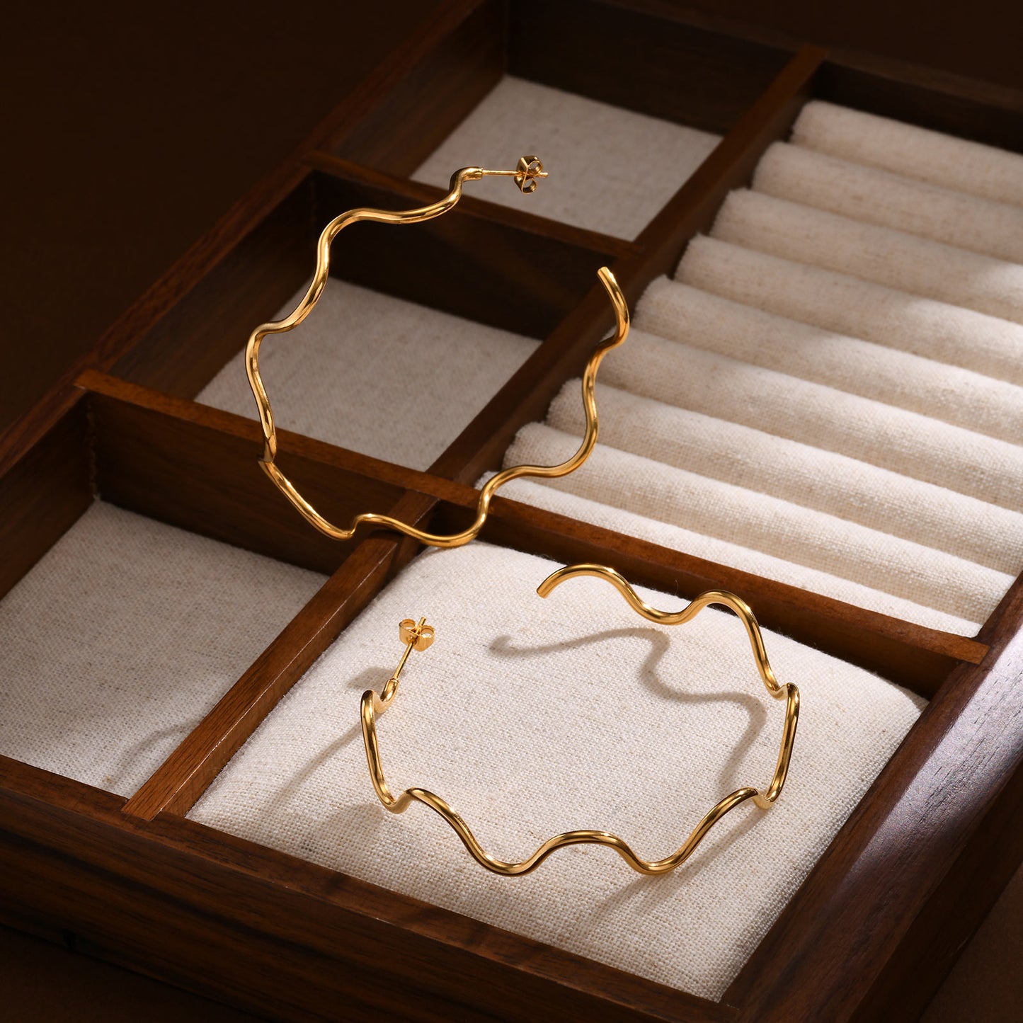 Talia Spiral Hoop Earrings