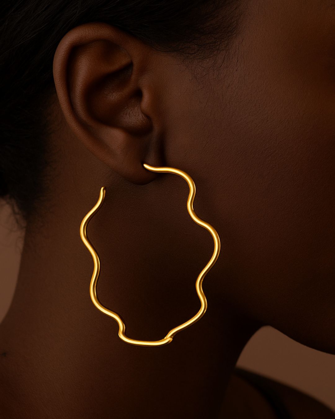 Talia Spiral Hoop Earrings