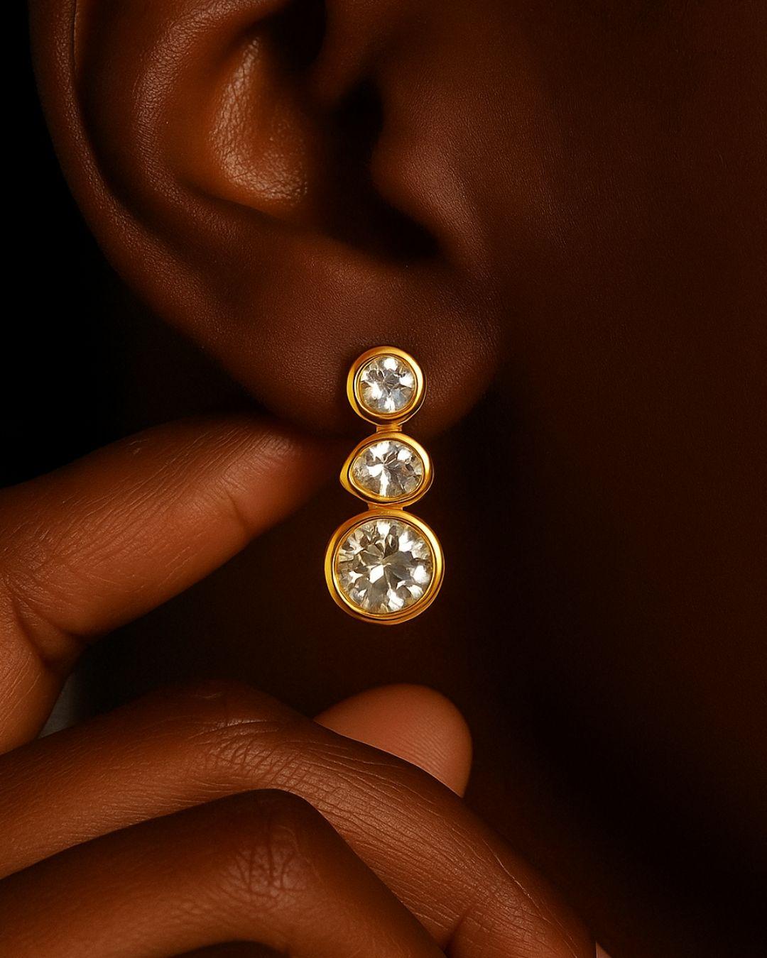 Thea Stone Drop Earrings