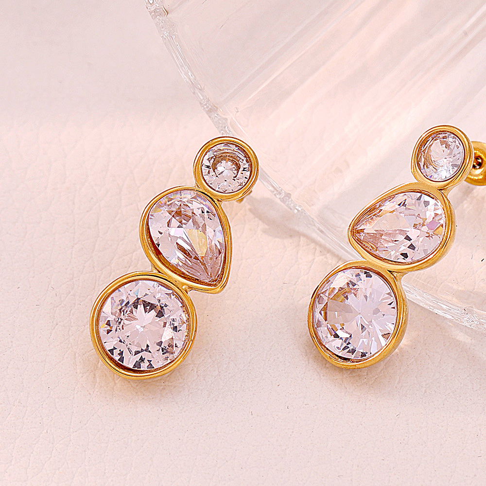 Thea Stone Drop Earrings